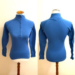 Patagonia Azure Blue Half-Zip Top